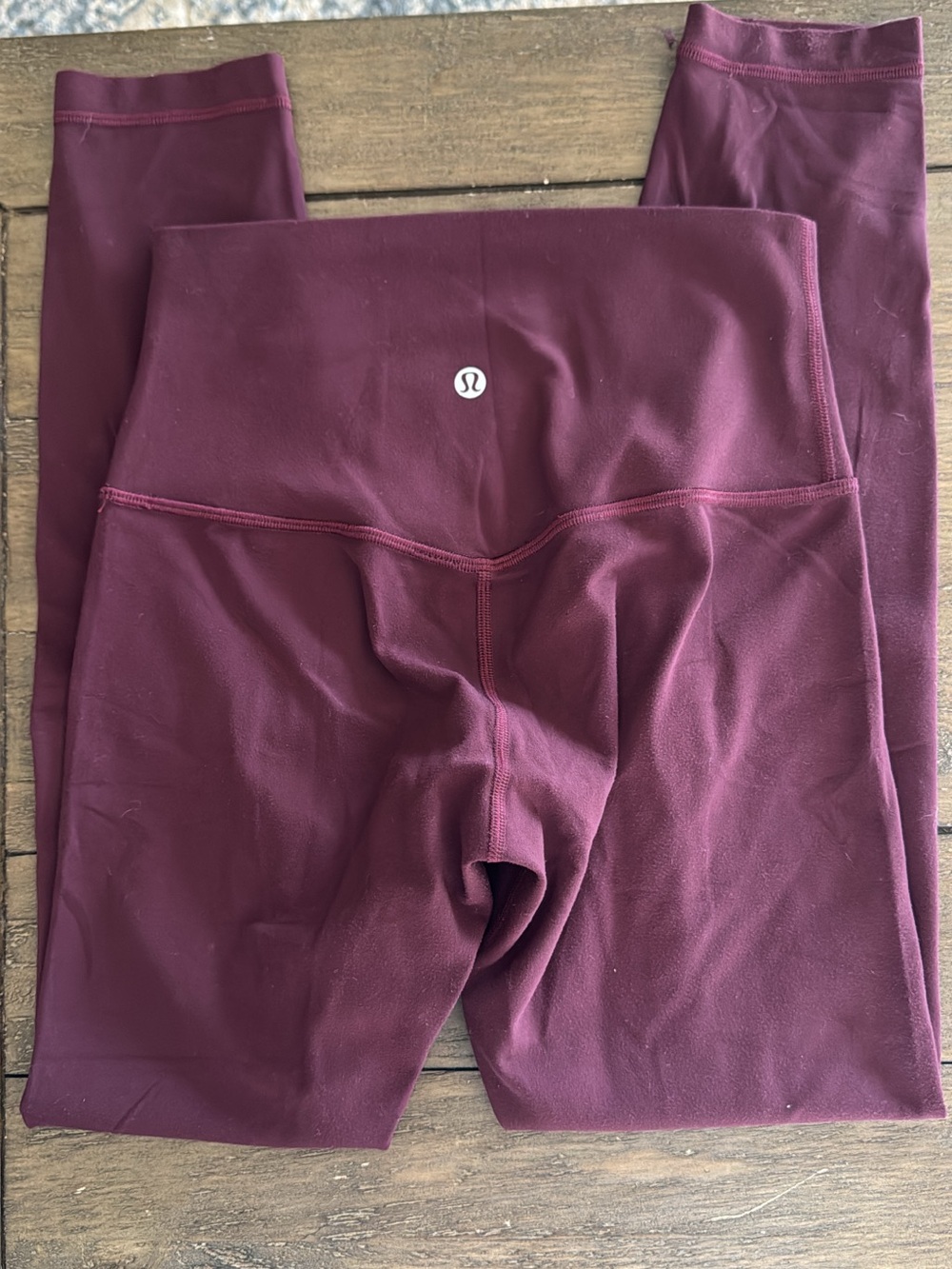 lululemon High-Rise Align Leggings — Deep Burgundy